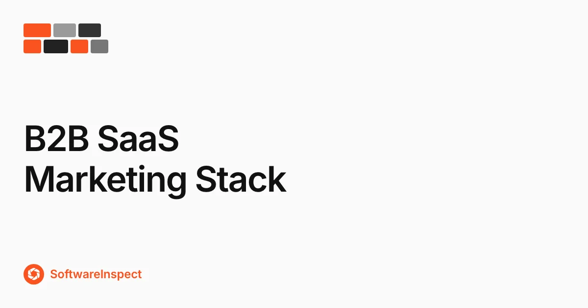 B2B SaaS Marketing Stack: Public Data