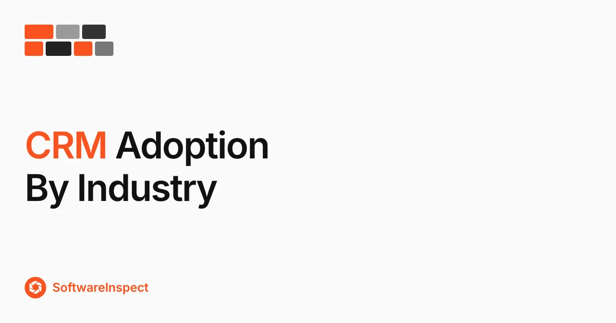 CRM Adoption by Industry Benchmarks: 1,000 Sites (2026)
