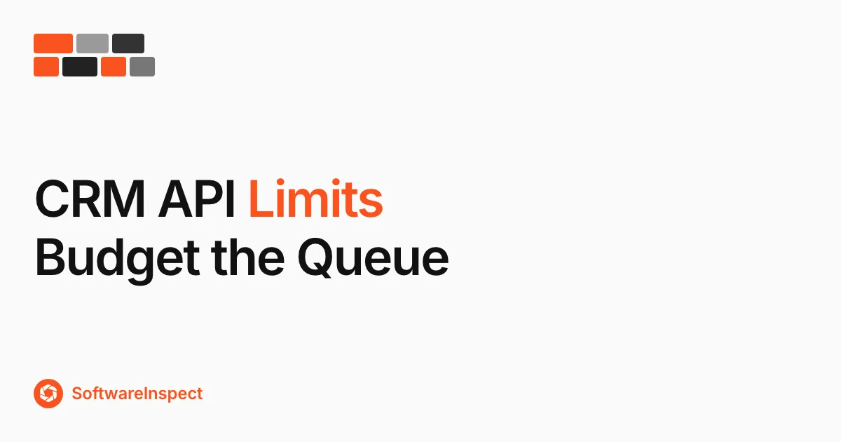 CRM API Rate Limits: Budget Syncs Before They Stall