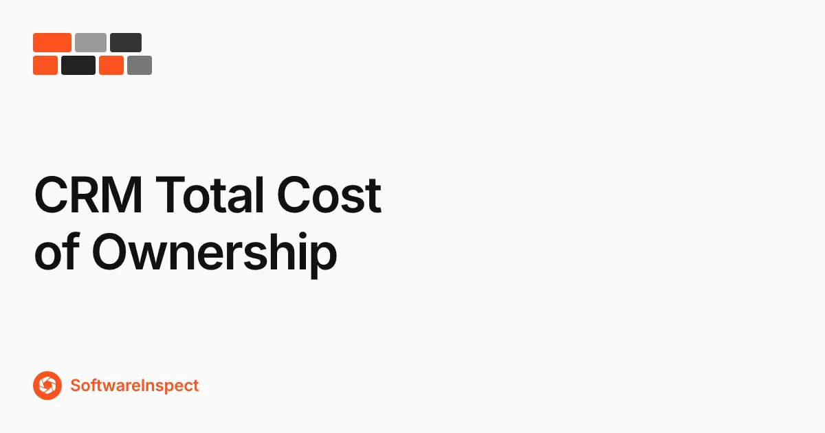 CRM Total Cost of Ownership: A 3-Year Cost Model