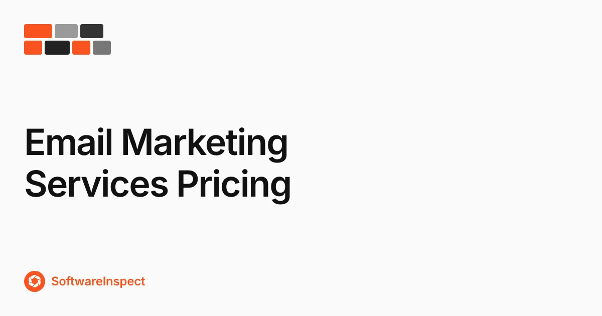 Email Marketing Services Pricing (2026)