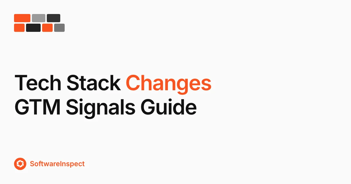 Tech Stack Changes: SaaS GTM Signals to Watch in 2026